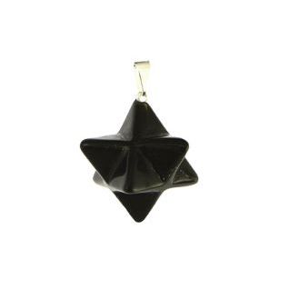 Colgante Merkabas Obsidiana 2.5cm